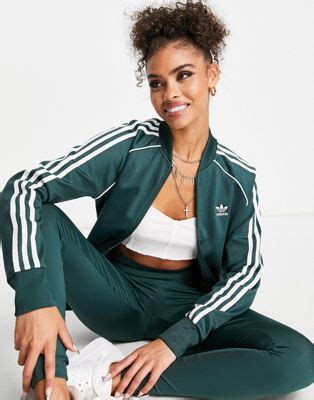 adidas Originals SST Track Top Grün 